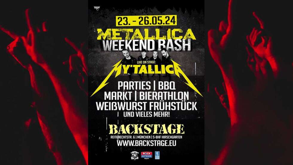 23.05 - 26.05.24.: Das Metallica Weekend im Backstage München