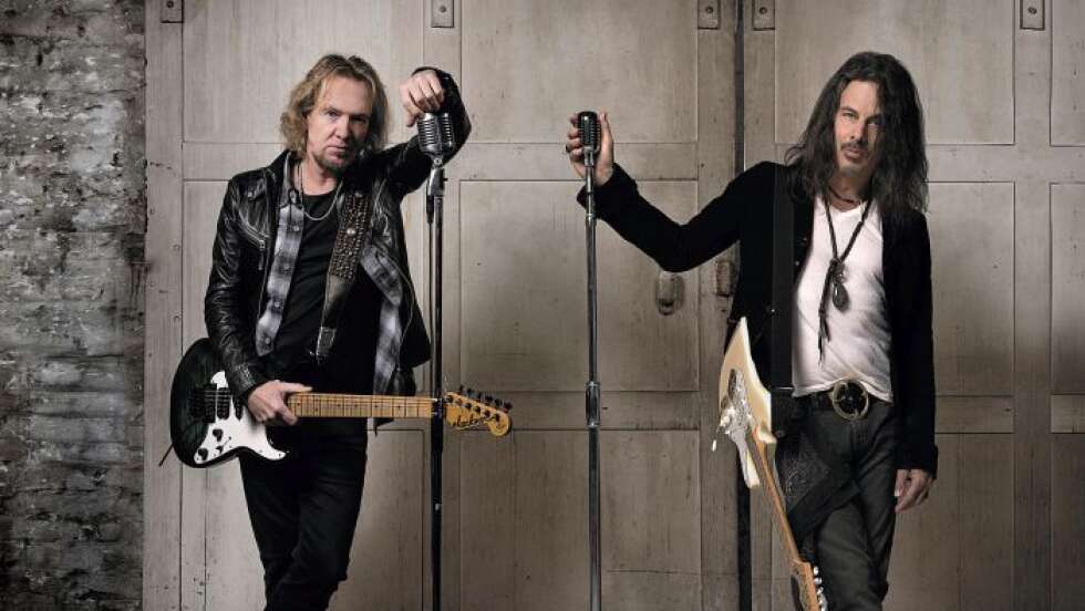 Adrian Smith und Richie Kotzen.