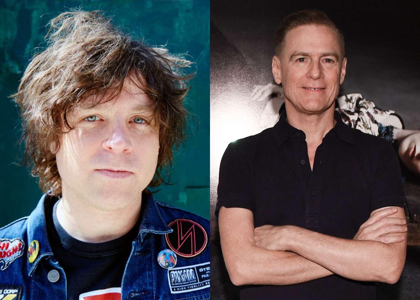 Bryan Adams und Ryan Adams im Porträt