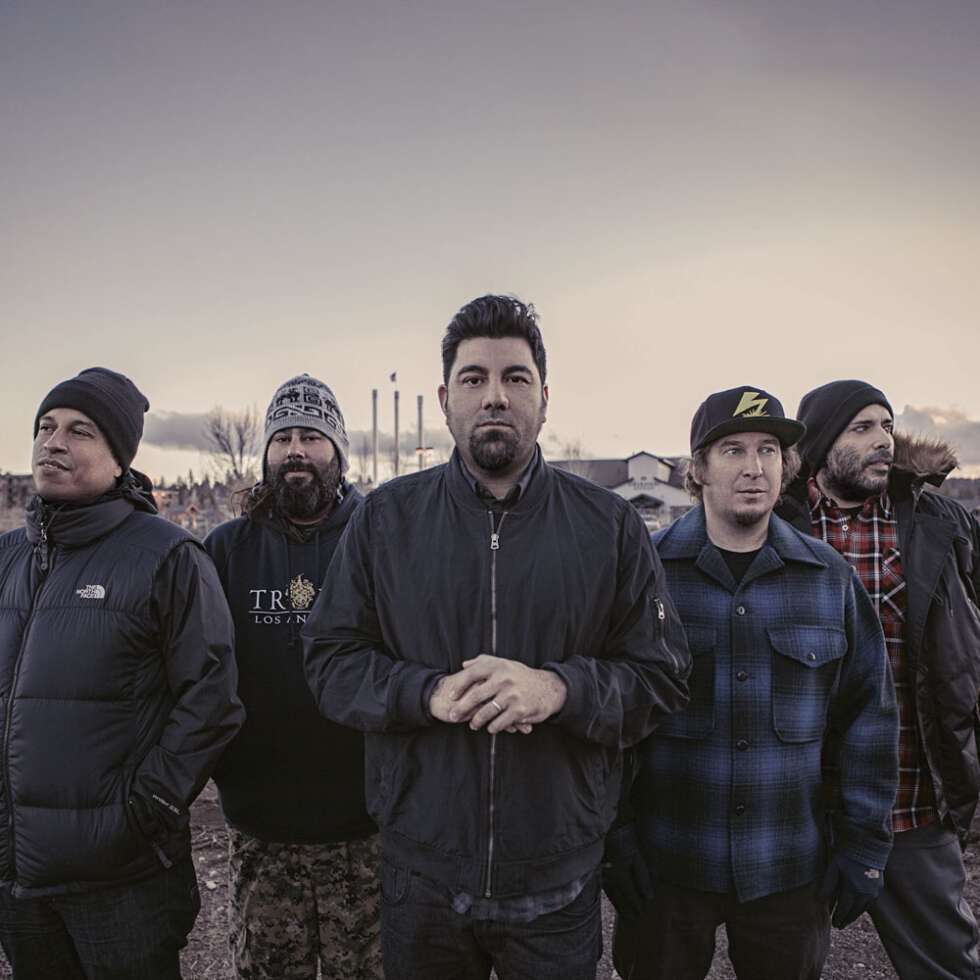 Deftones als Gruppenbild