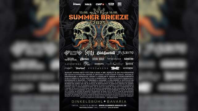 SUMMER BREEZE 2025: Das Line-Up ist komplett!