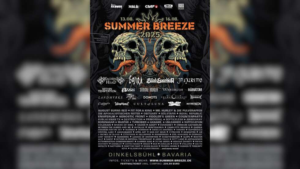 SUMMER BREEZE 2025: Das Line-Up ist komplett!