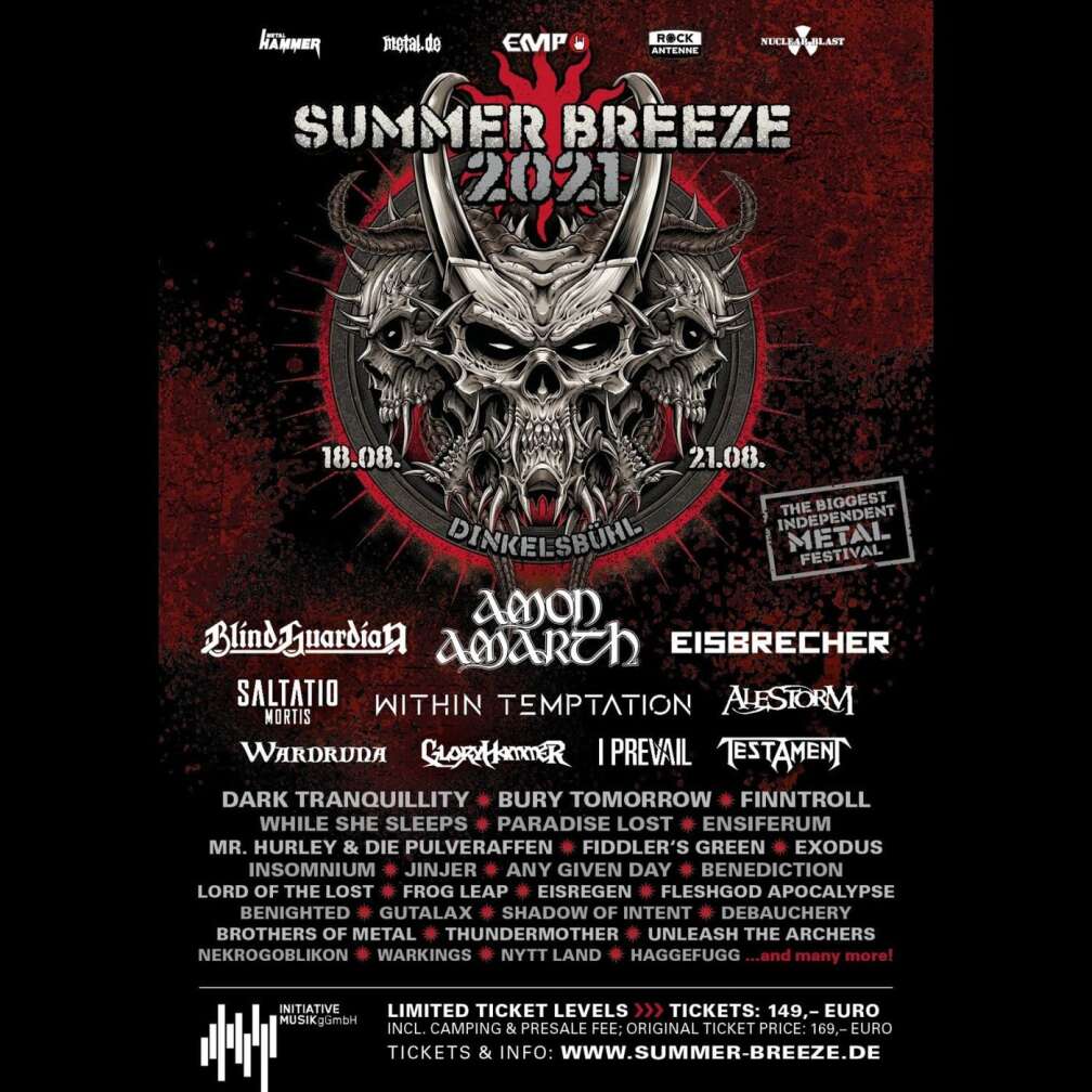 Summer Breeze-Lineup 2021