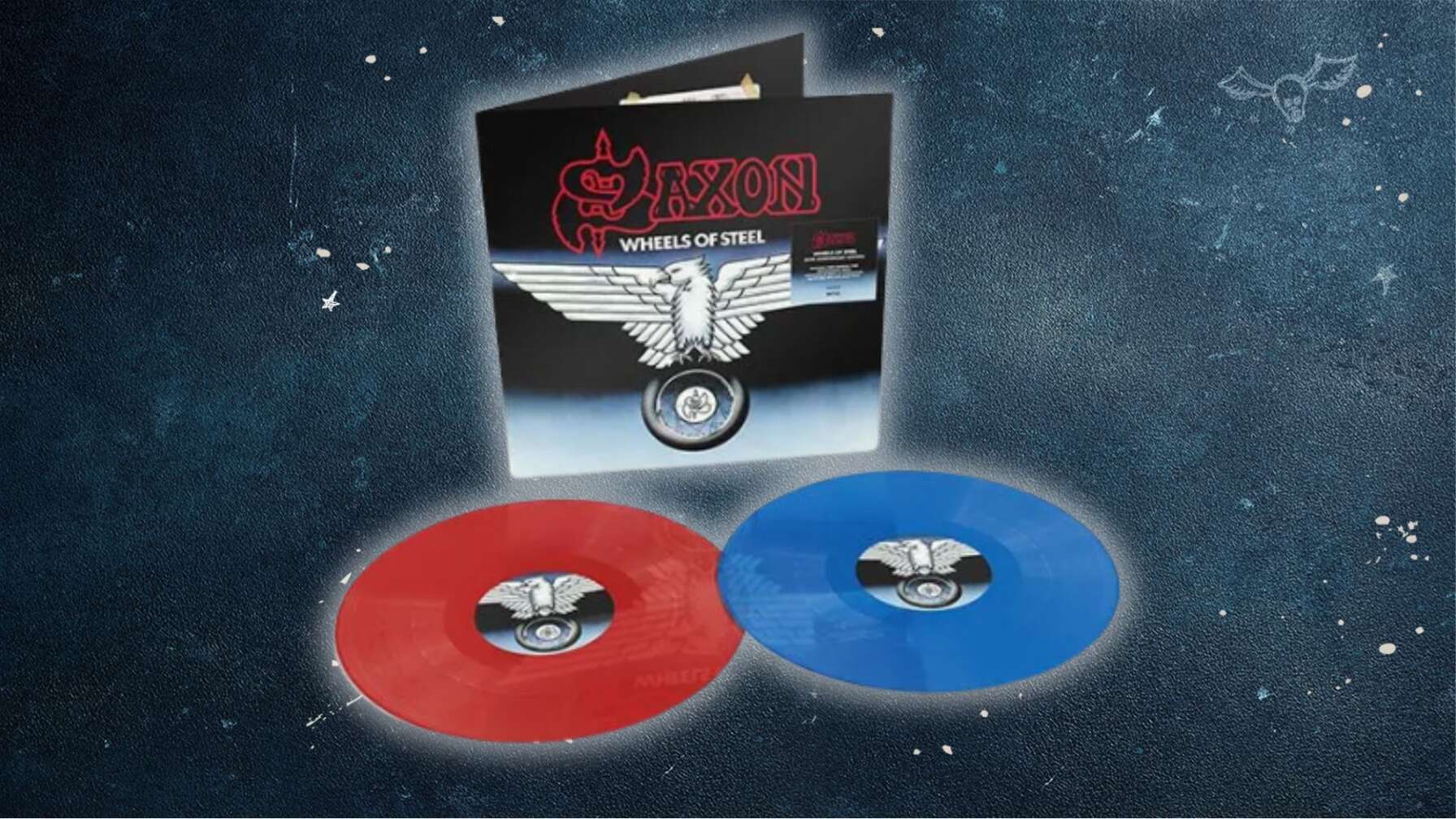 Record Store Day 2025 Saxon, Rote und Blaue Vinyl