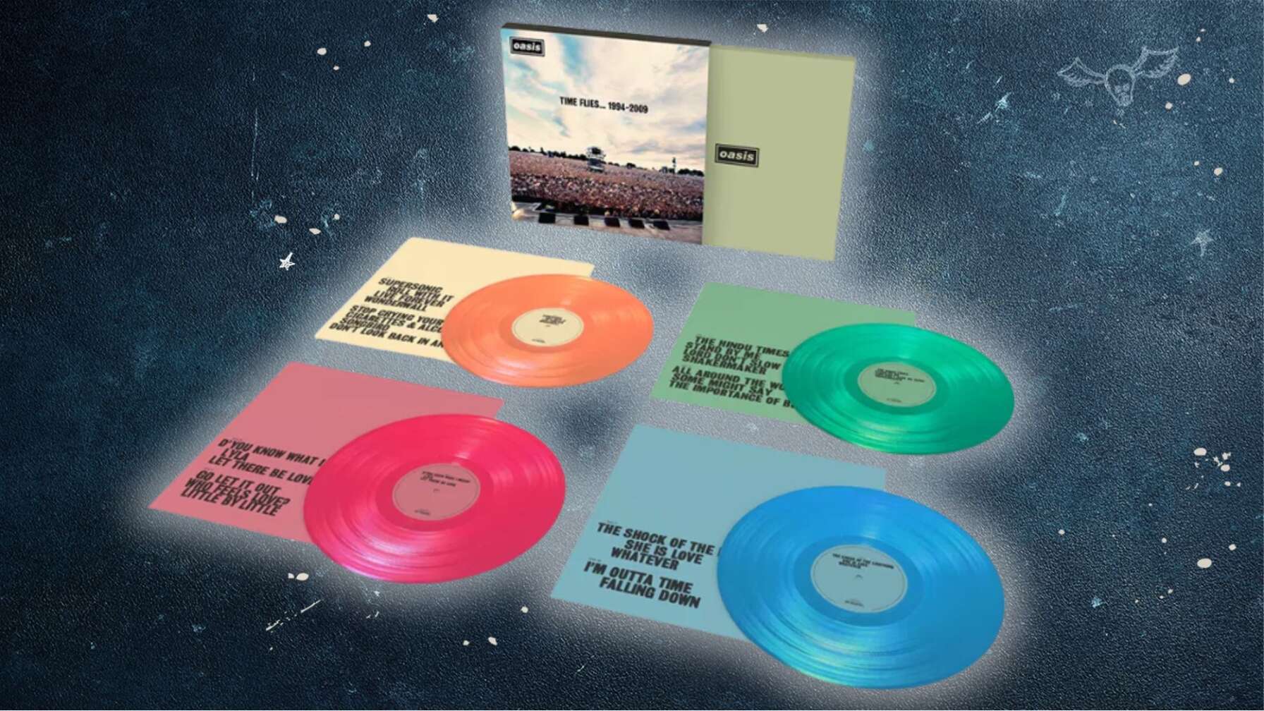 Record Store Day 2025 Oasis farbige Vinyl Box Set