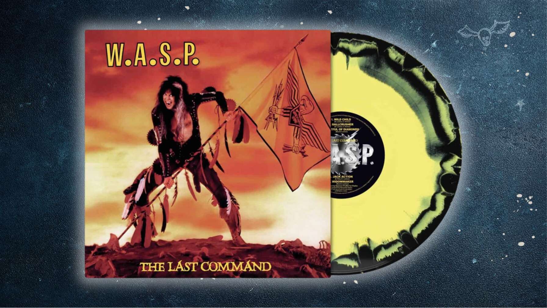 Record Store Day 2025 W.A.S.P. Splatter Vinyl Gelb und Schwarz