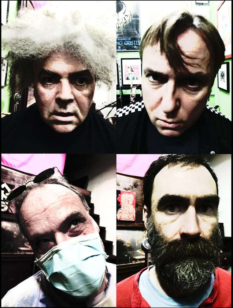 Selfies der Miglieder von "The Melvins"