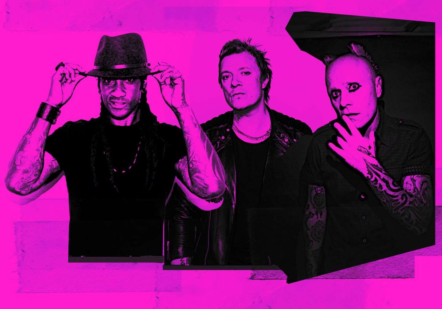 The Prodigy Pressefoto in Pink