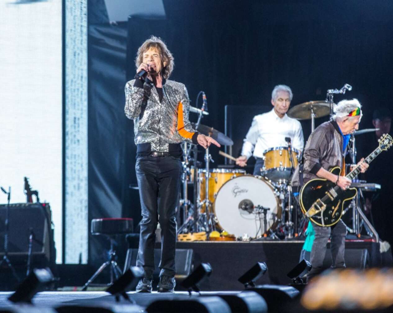 Mick Jagger bei einer Live-Show