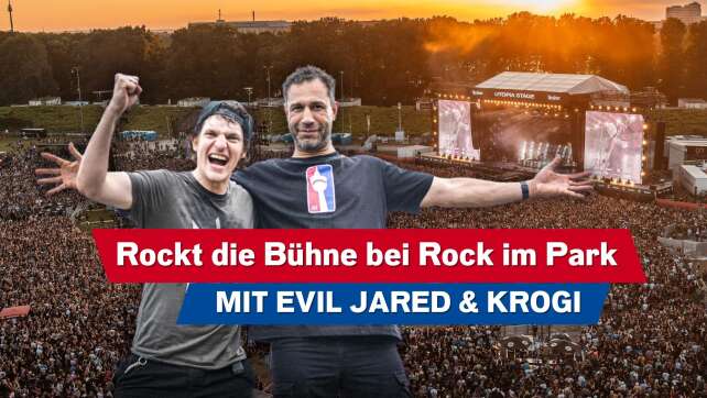 Rockt die Bühne bei Rock im Park mit Evil Jared und Krogi!