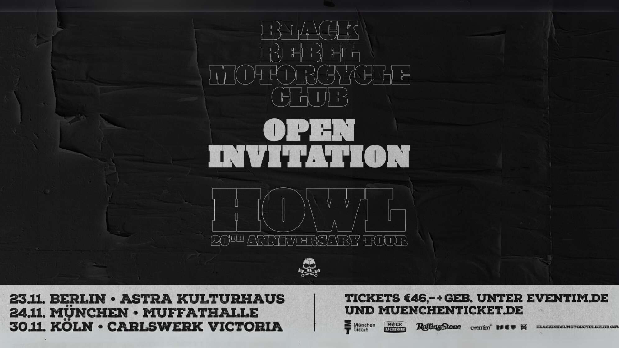 Black Rebel Motorcycle Club Banner