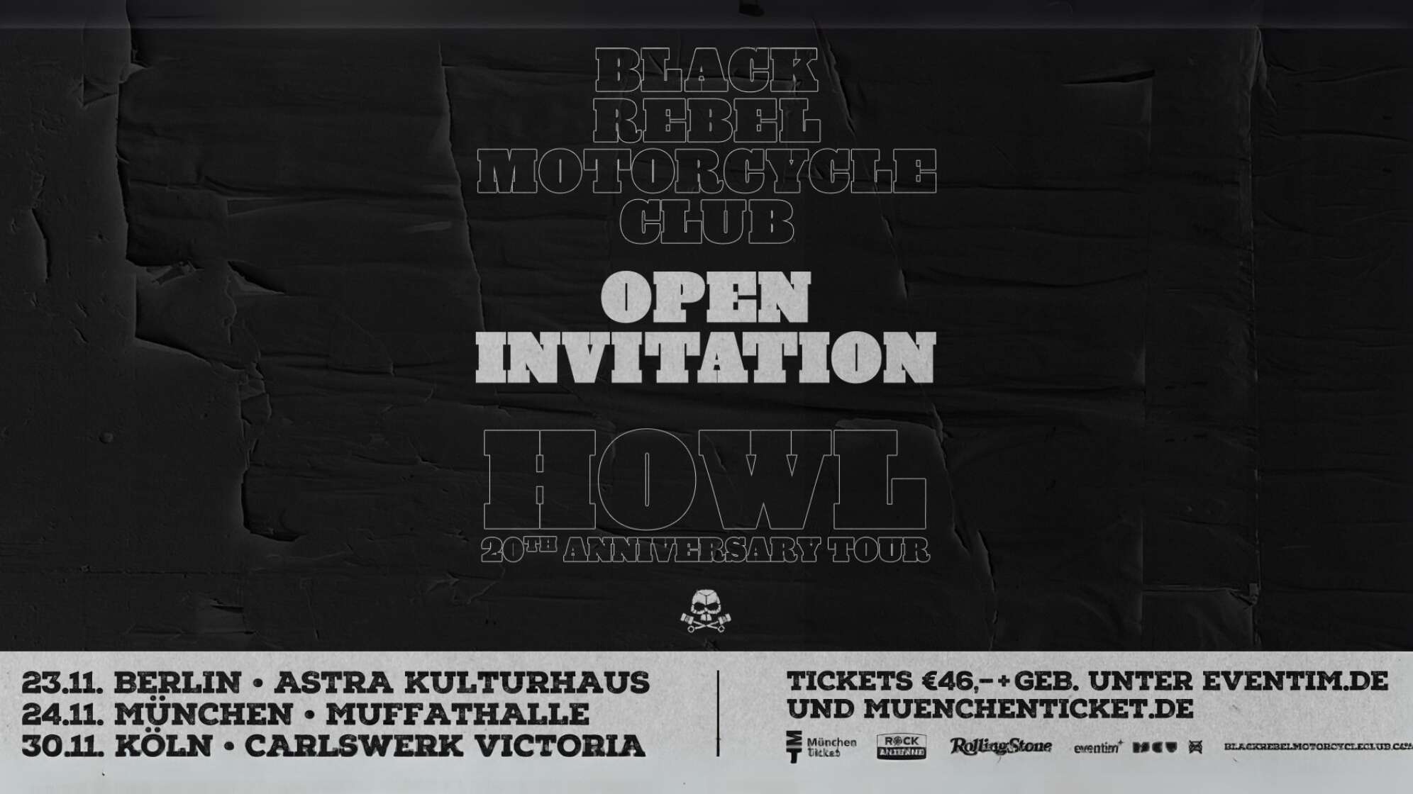 Black Rebel Motorcycle Club Banner