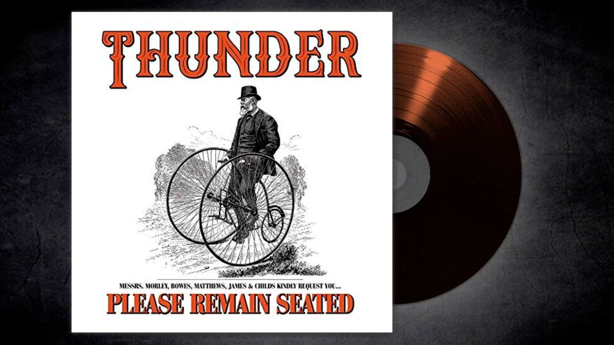 Album-Cover: Thunder - Please Remain Seated