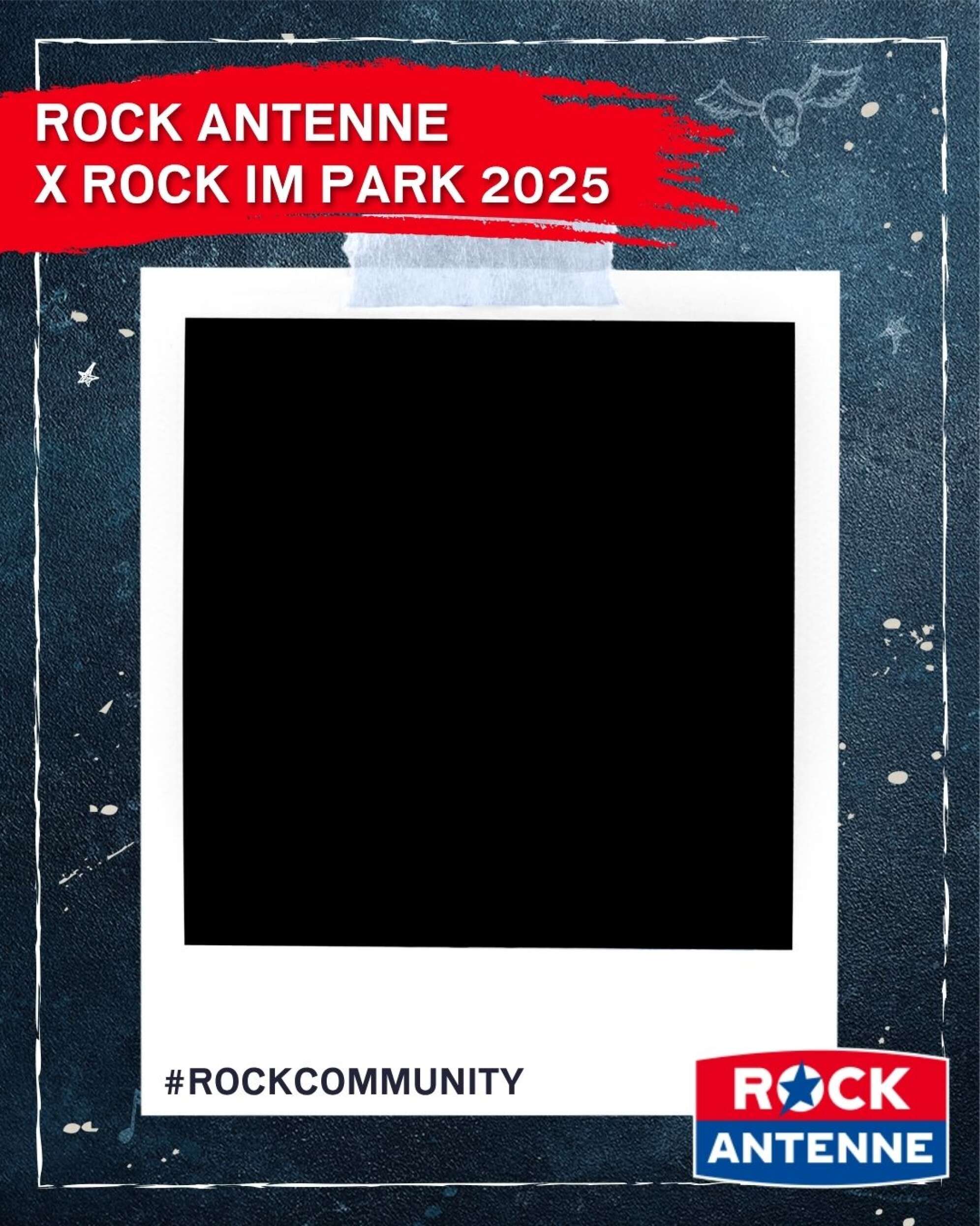 Fotorahmen für ROCK ANTENNE beim ROCK IM PARK Festival 2025