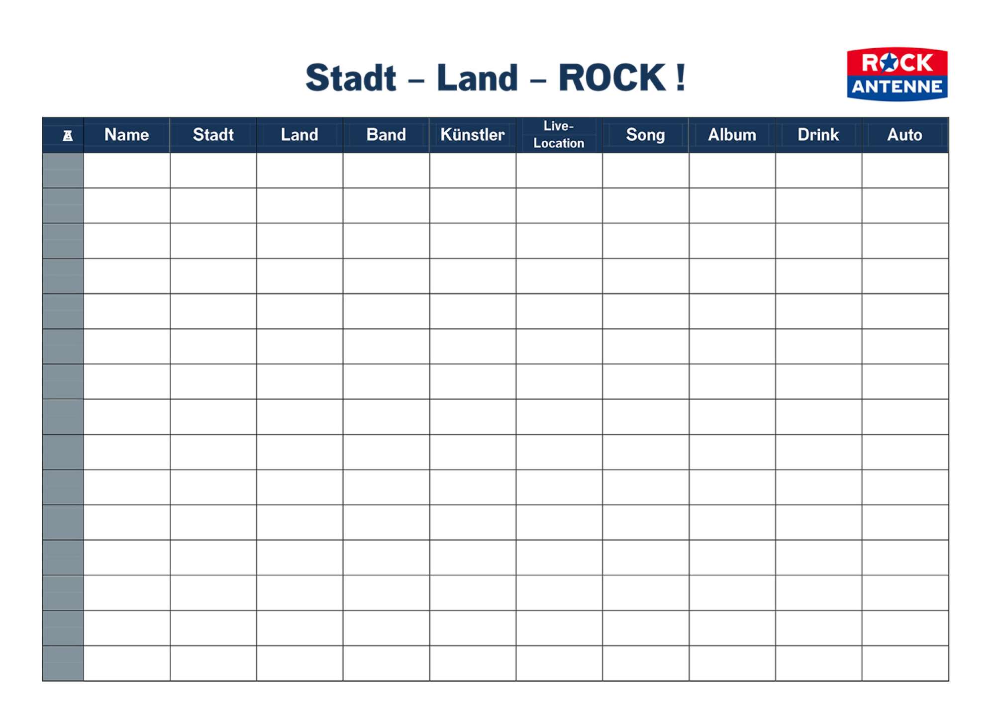 Rock Antenne Stadt Land Fluss