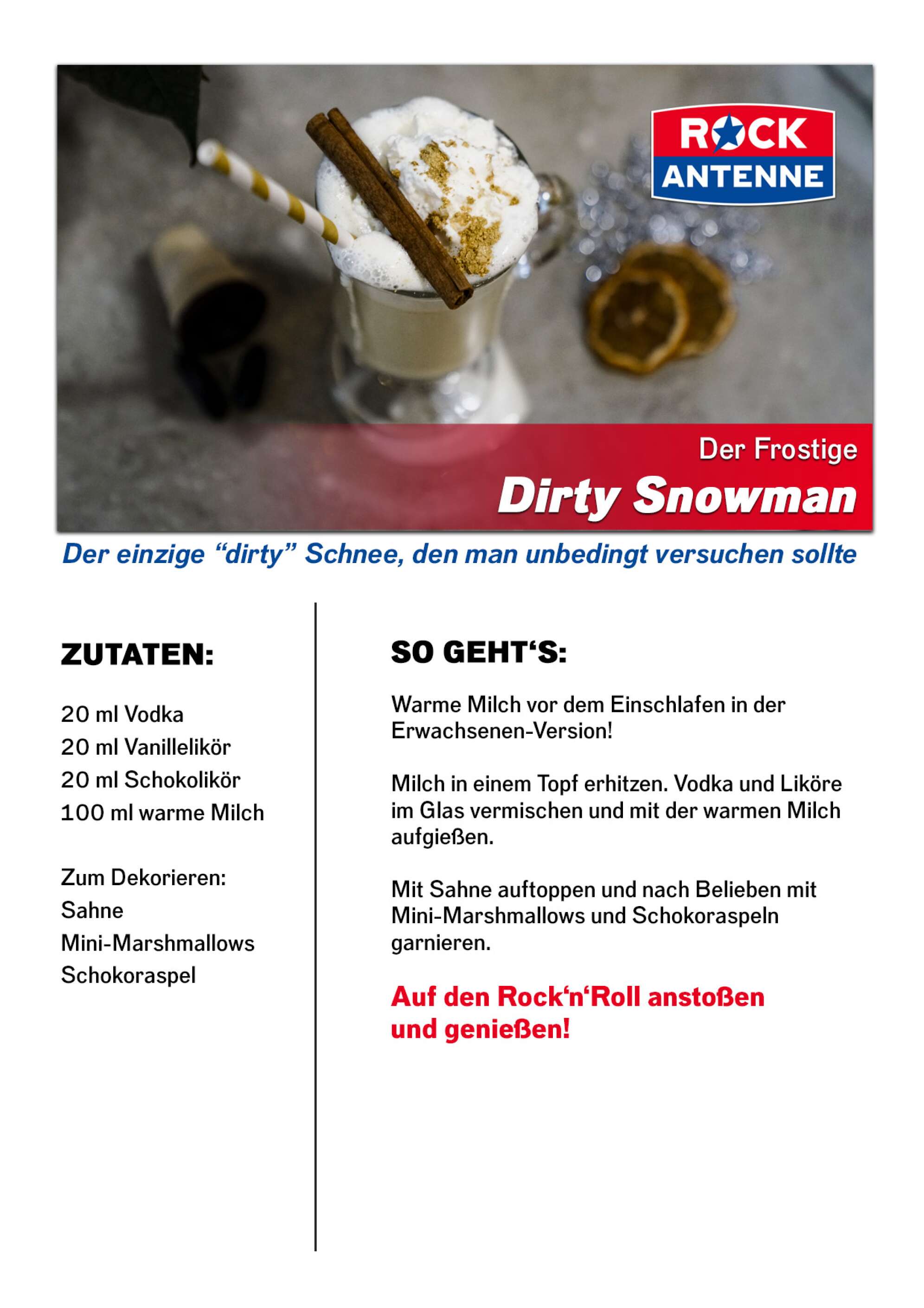 Rocktails Dirty Snowman