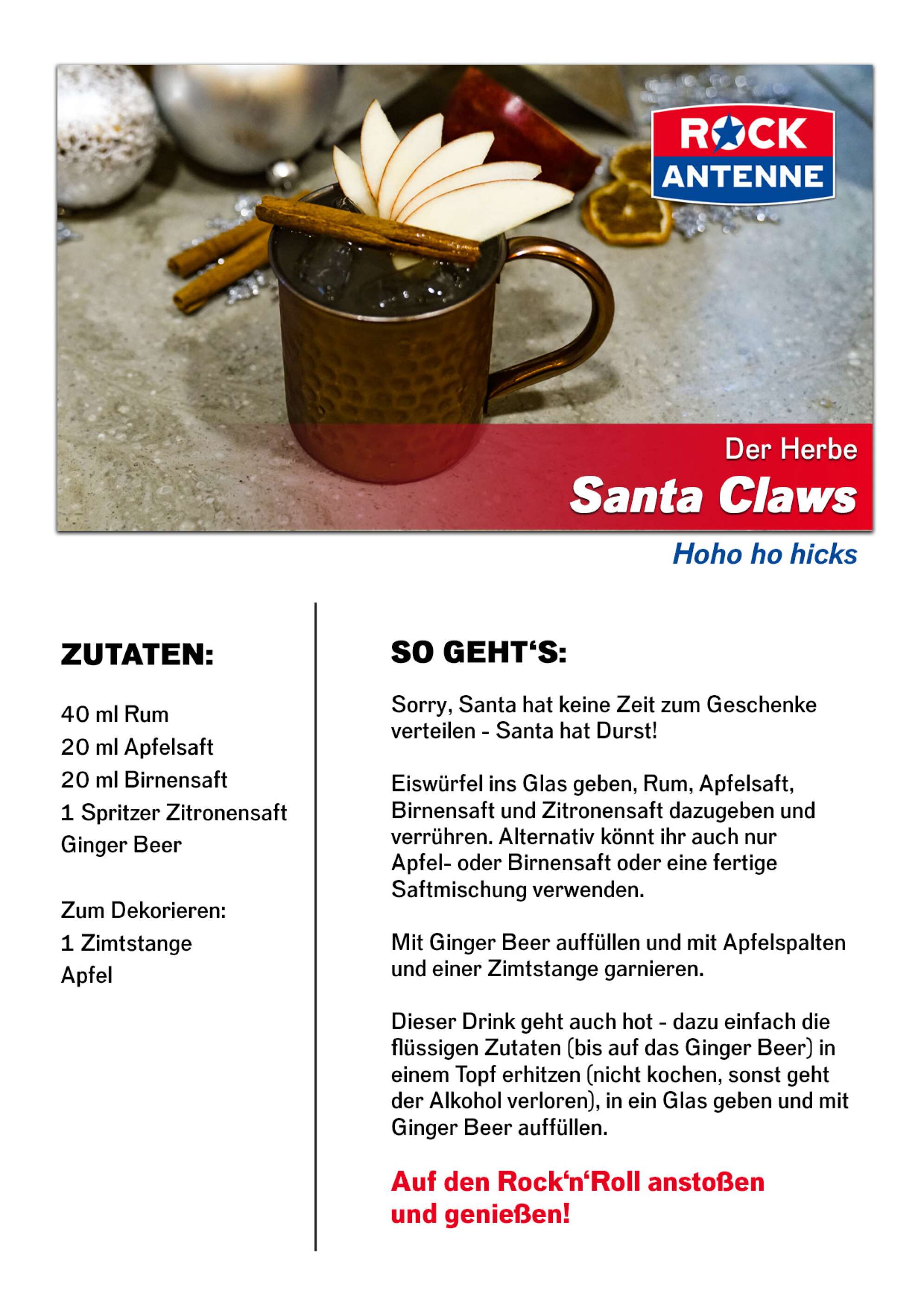 Rocktails Santa Claws