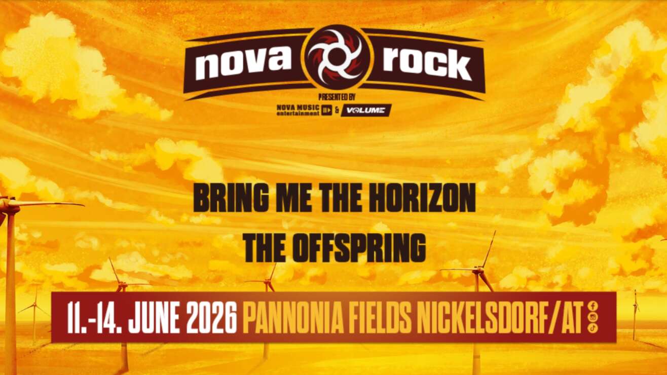 Zwei Kracher für Nova Rock 2026!