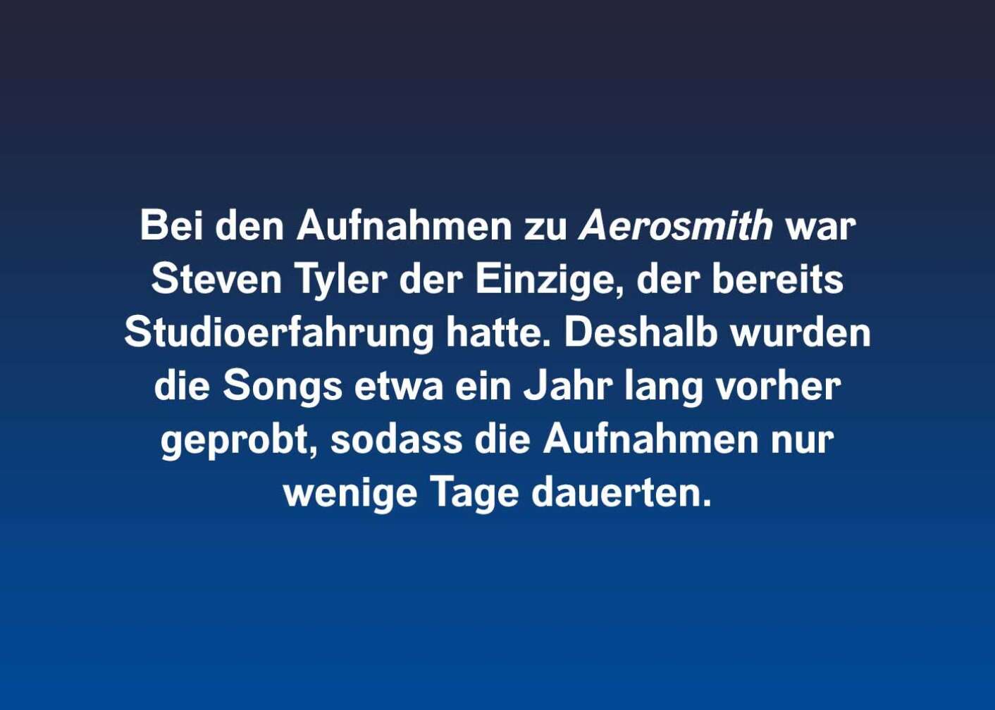 5 Fakten über Aerosmith