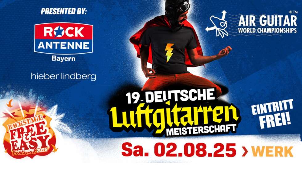 02.08.2025: Die Deutsche Luftgitarrenmeisterschaft 2025