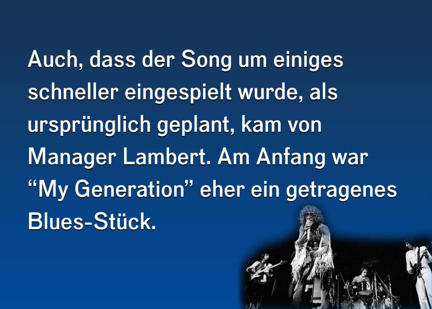 10 Fakten über "My Generation" von The Who