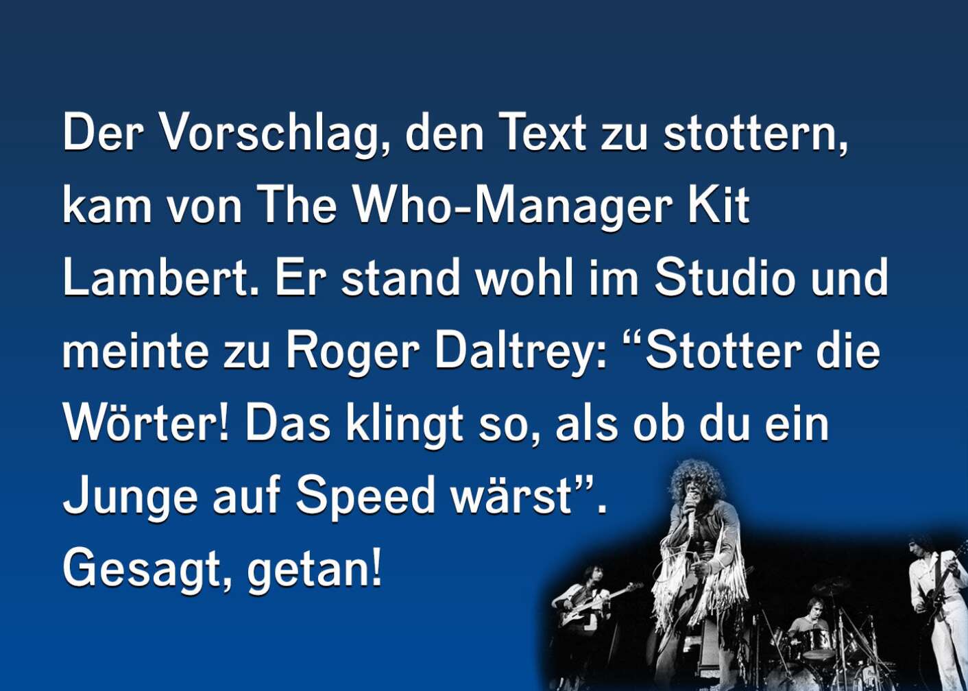 10 Fakten über "My Generation" von The Who