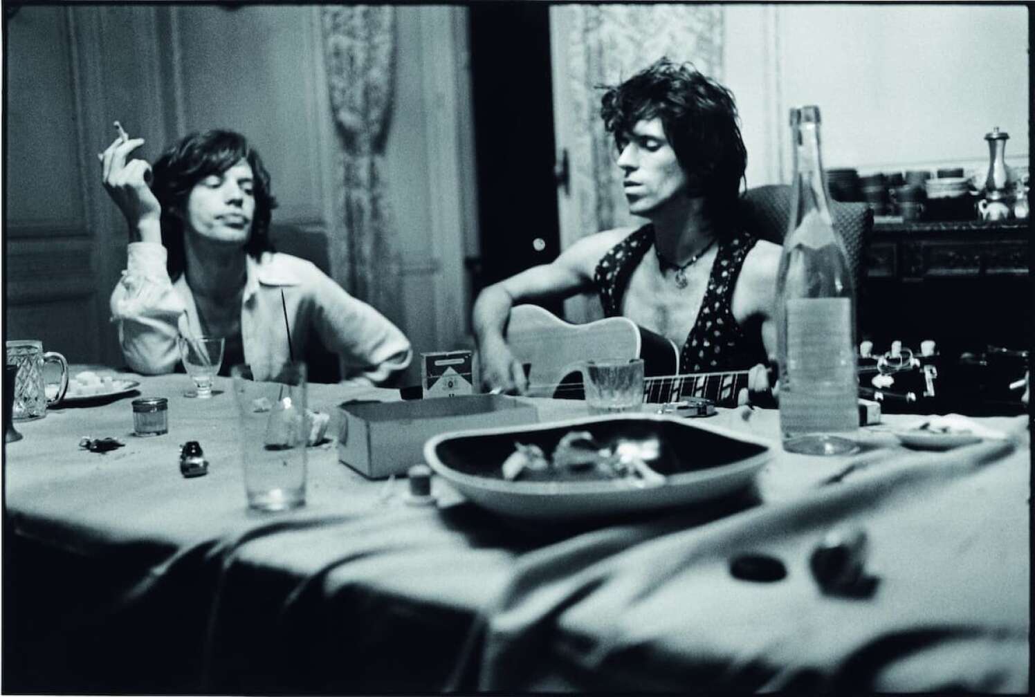 Mick Jagger und Keith Richards in jungen Jahren