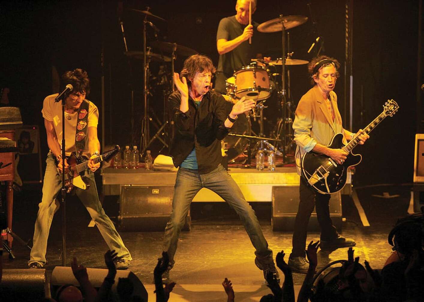 The Rolling Stones auf der Bühne