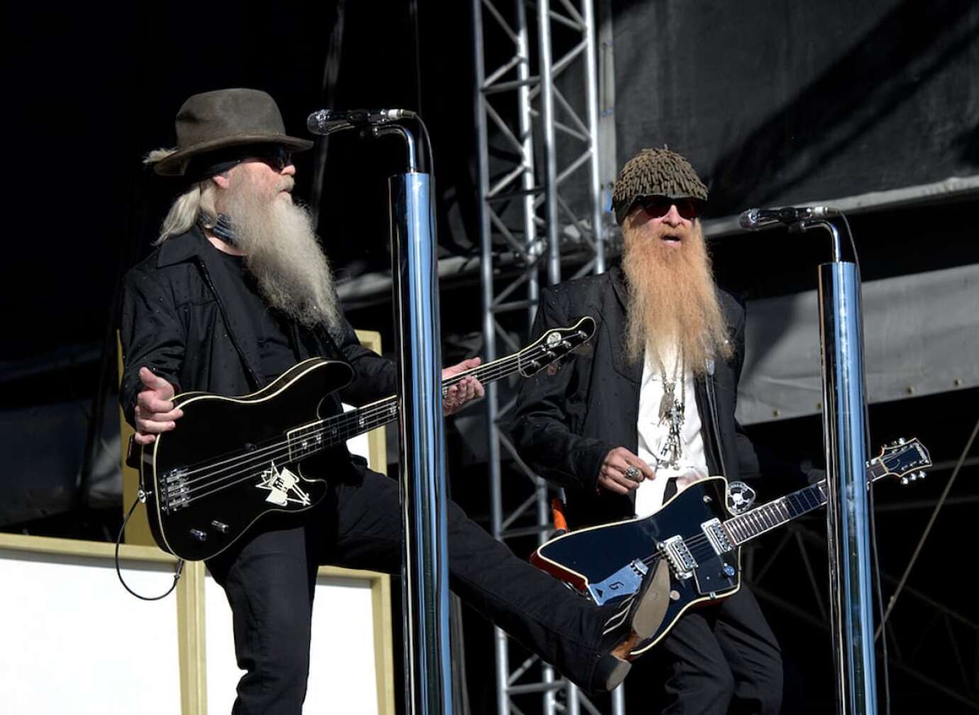 ZZ Top auf der Bühne