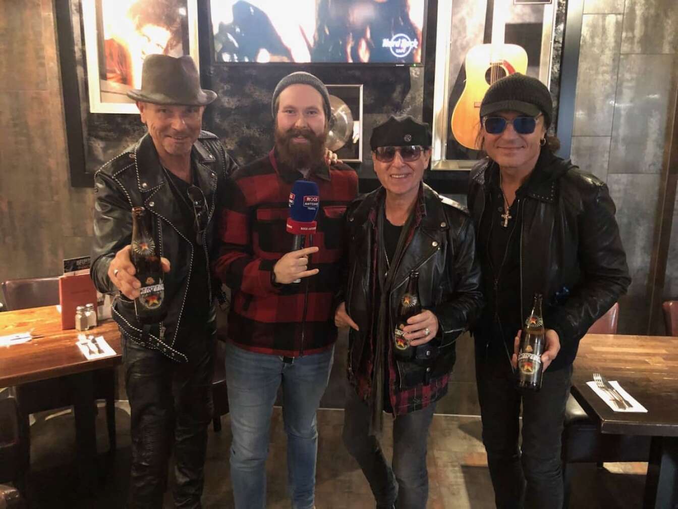 Scorpions beim Interview