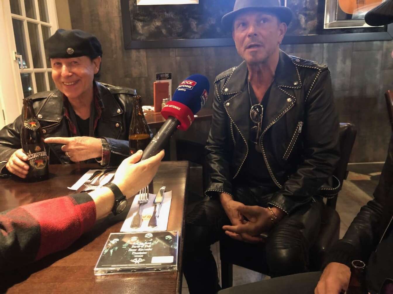 Scorpions beim Interview