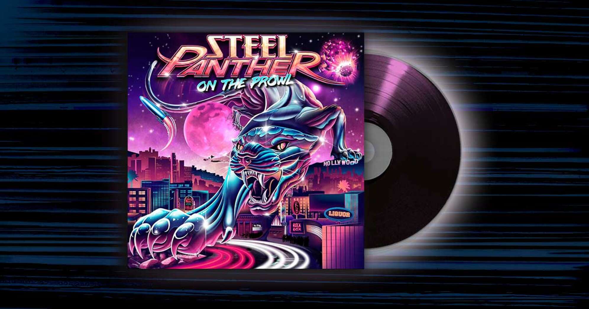 Albumcover vom Album: Steel Panther - On The Prowl