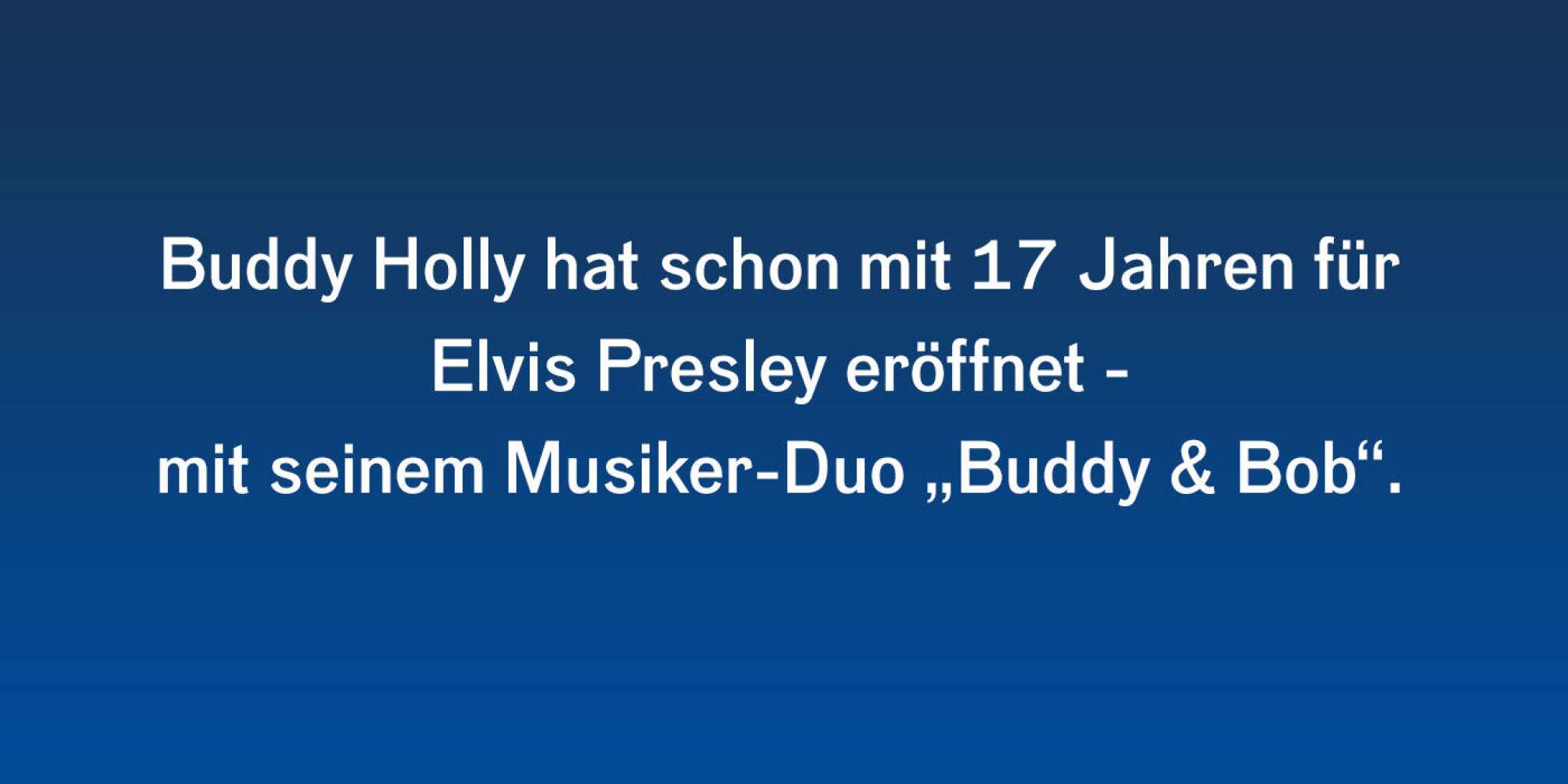 9 Fakten über Buddy Holly