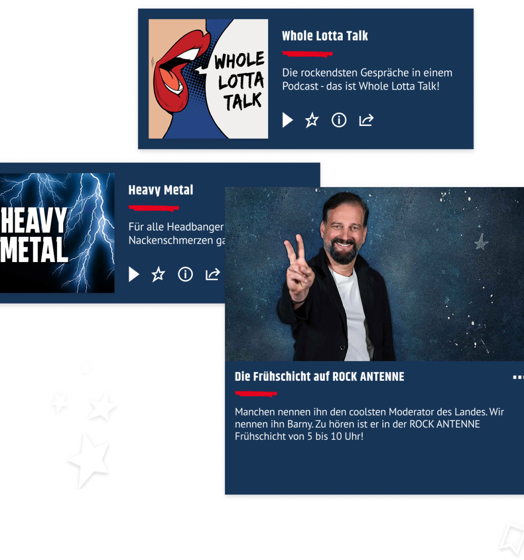 ROCK ANTENNE Registration Wall