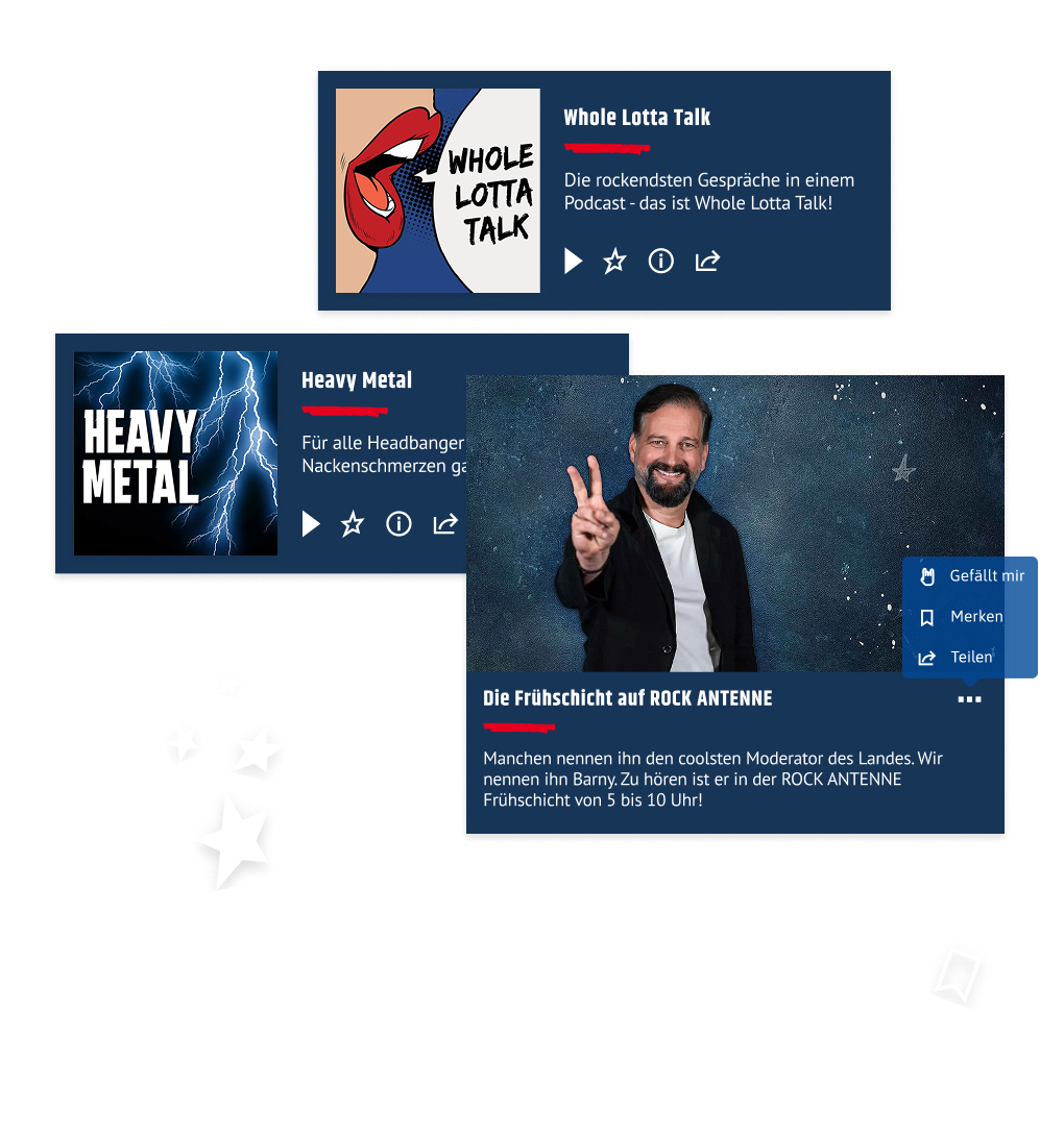 ROCK ANTENNE Registration Wall