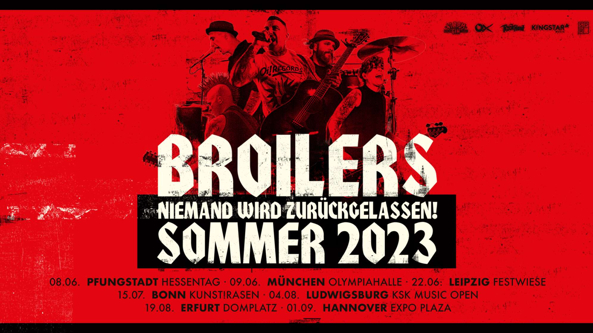 Tourplakat Broilers