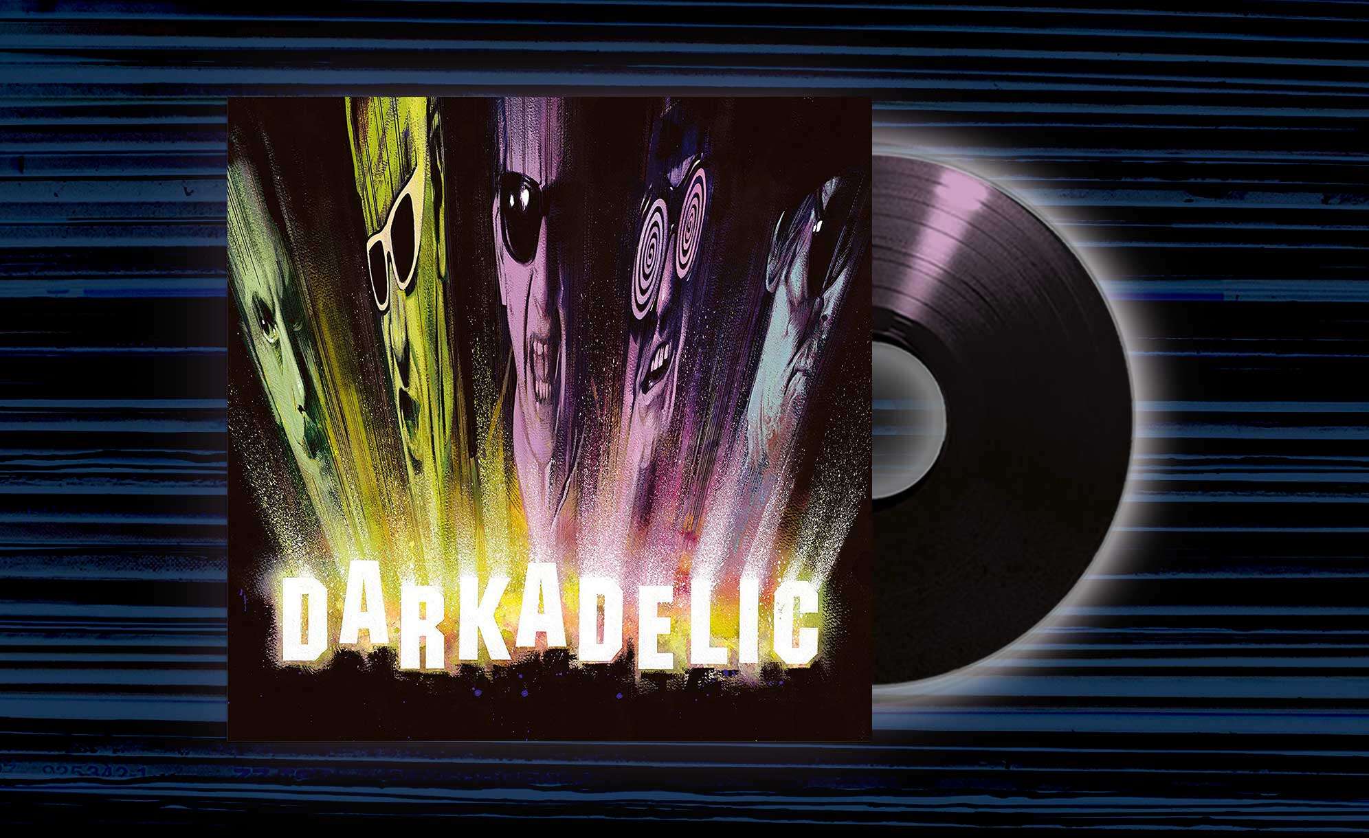 Albumcover von The Damned "Darkadelic"