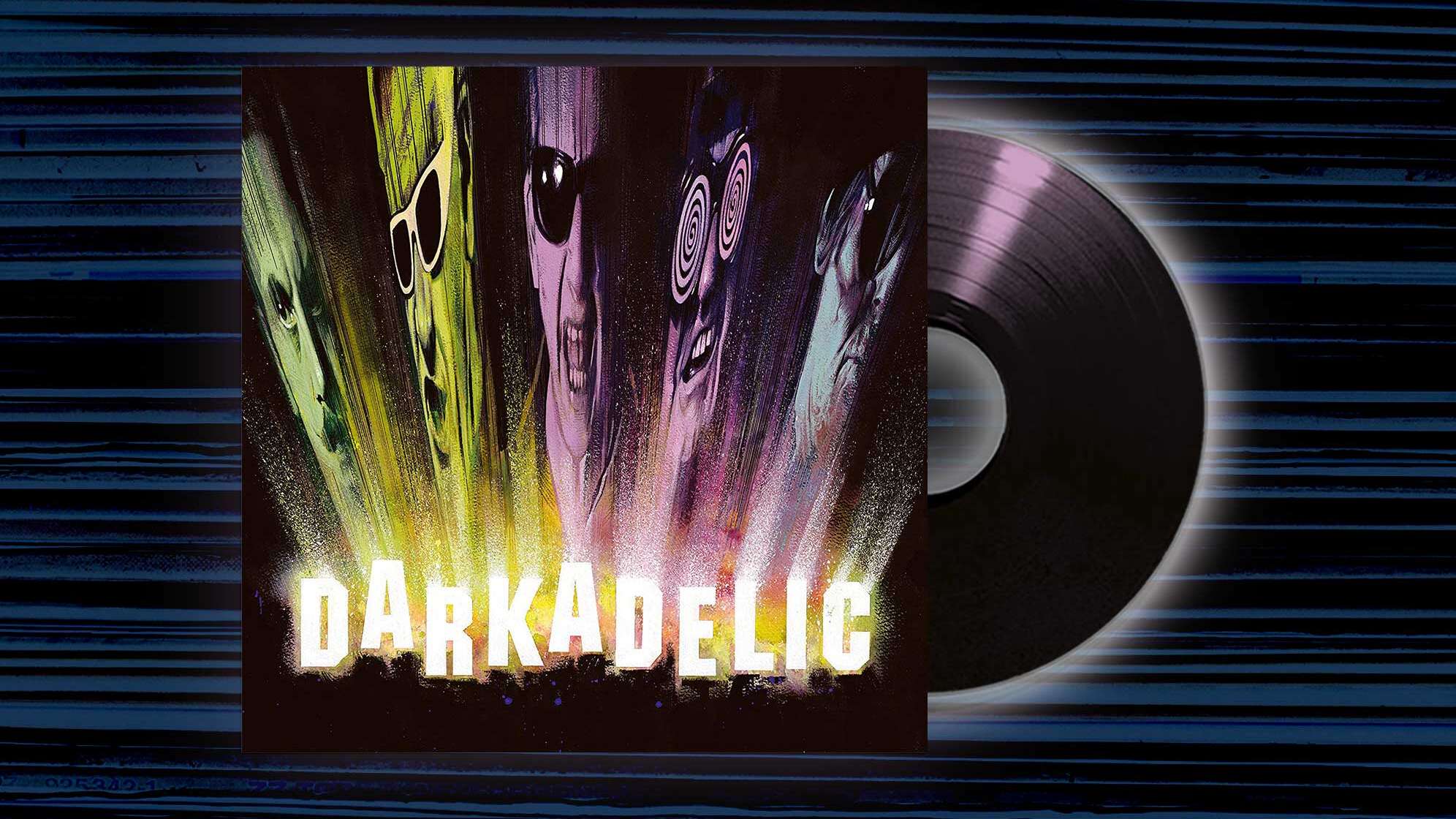 Albumcover von The Damned "Darkadelic"