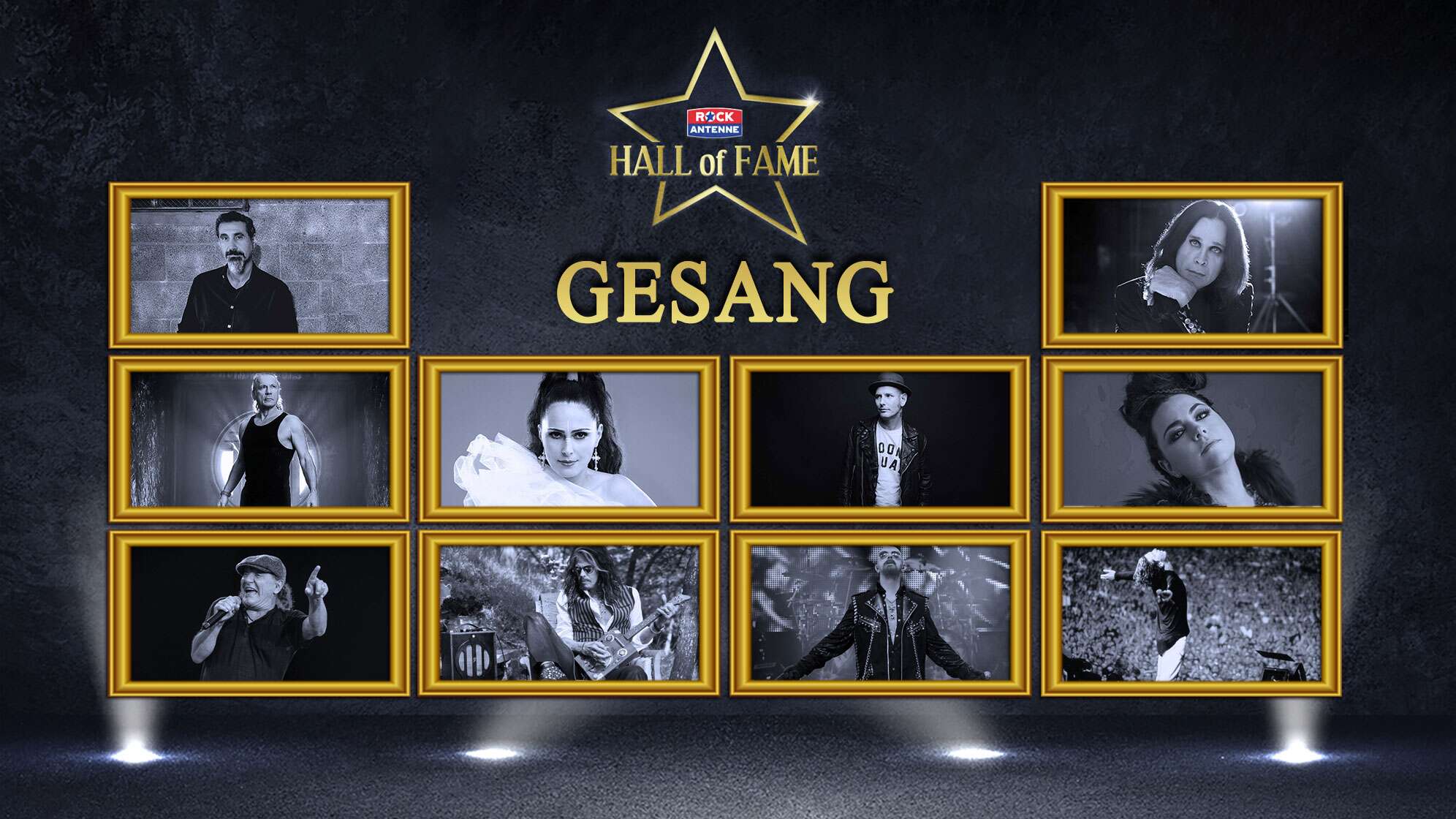 Die Hall of Fame Nominierten 2025 der Kategorie Gesang