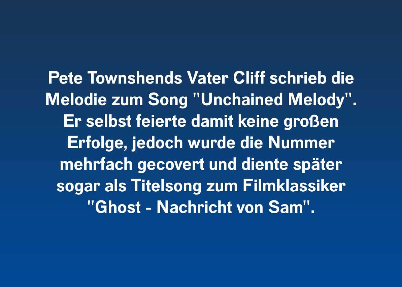 Pete Townshend-Fakten