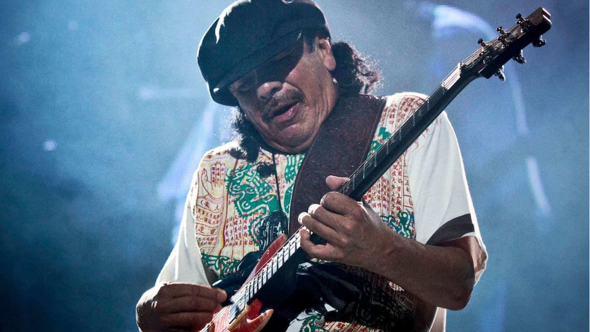 Carlos Santana bei einem Auftritt