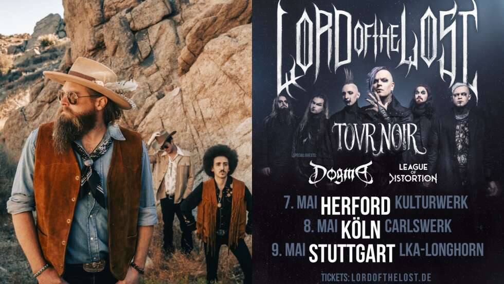 Neu im ROCK ANTENNE Konzertkalender: Lord Of The Lost, The Gems und viele mehr!