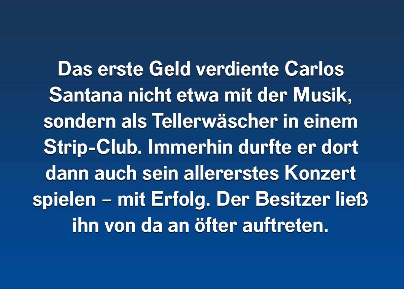 6 Fakten über Carlos Santana