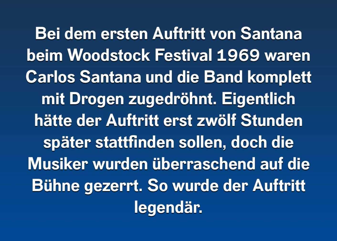 6 Fakten über Carlos Santana