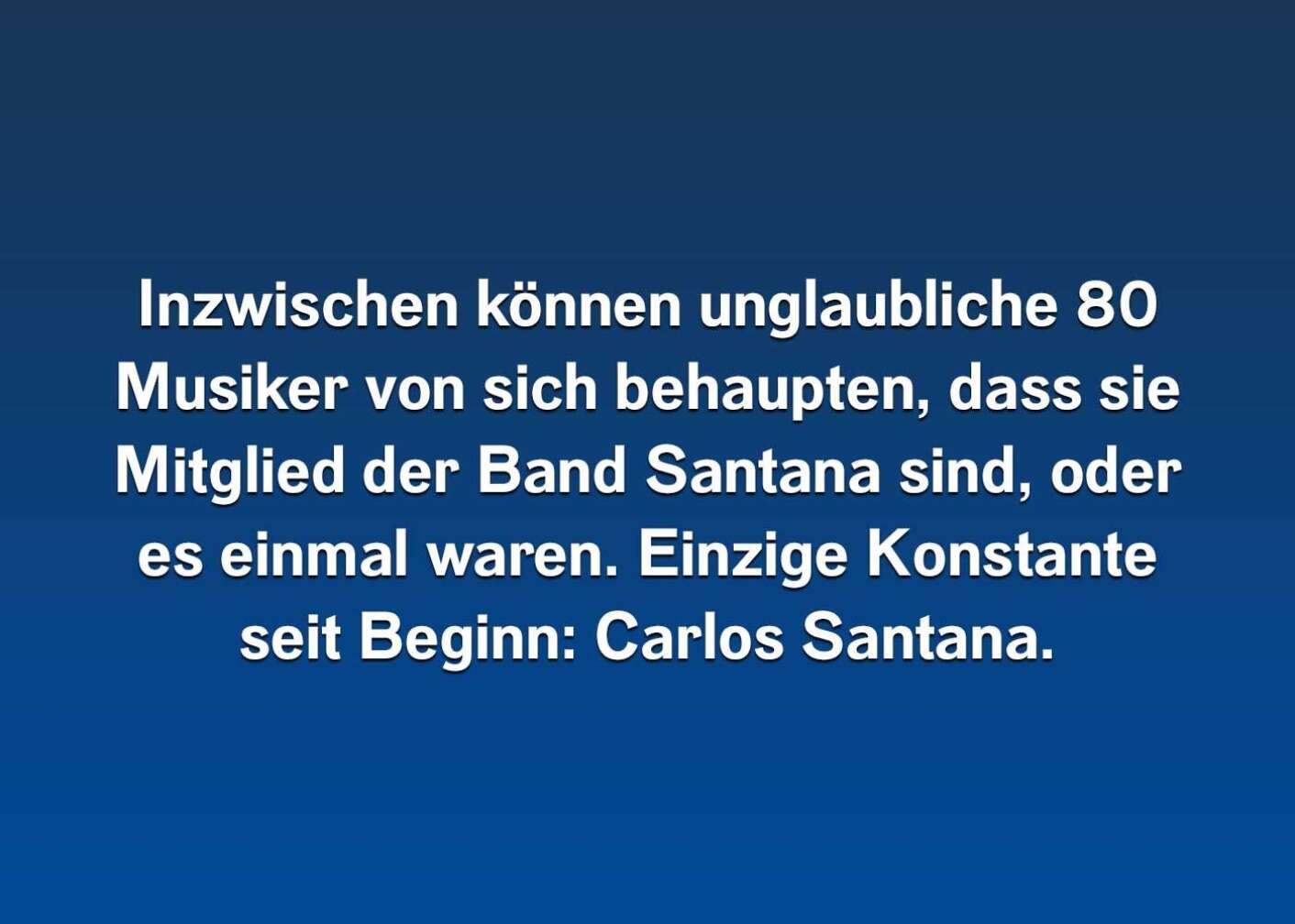 6 Fakten über Carlos Santana