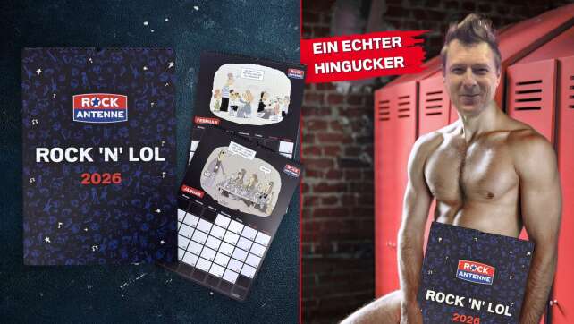 Der neue ROCK ANTENNE Wandkalender 2026: Jetzt bestellen & 2026 rocken!