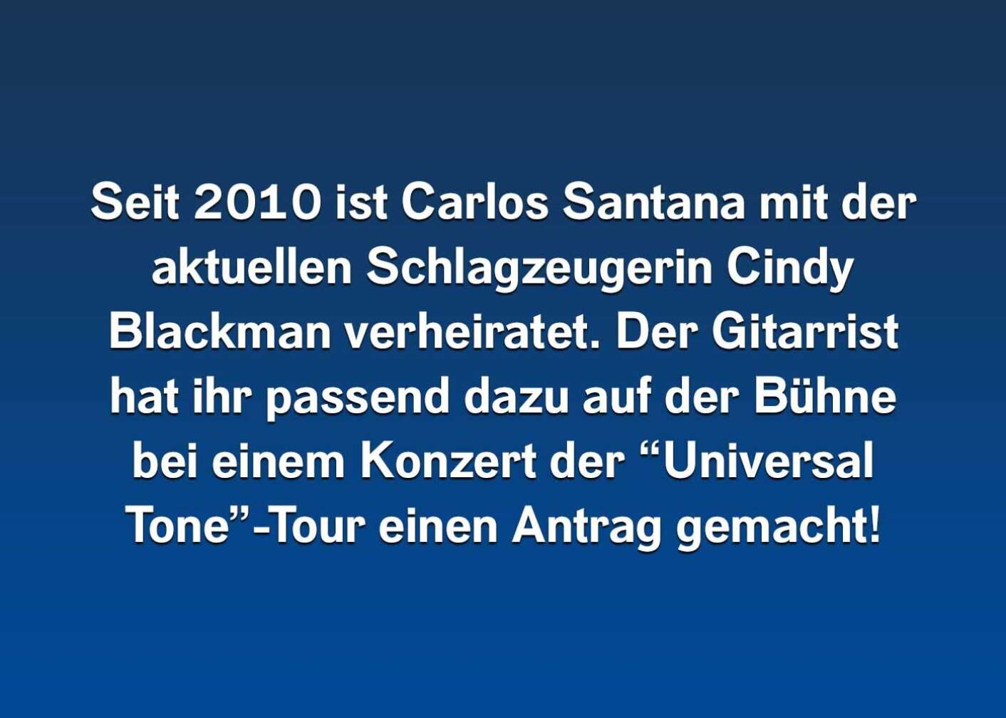 6 Fakten über Carlos Santana