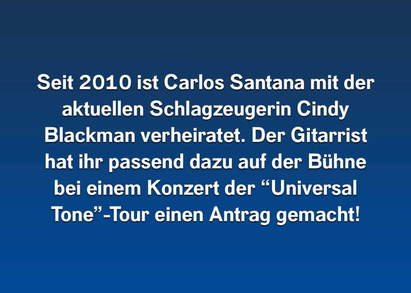 6 Fakten über Carlos Santana