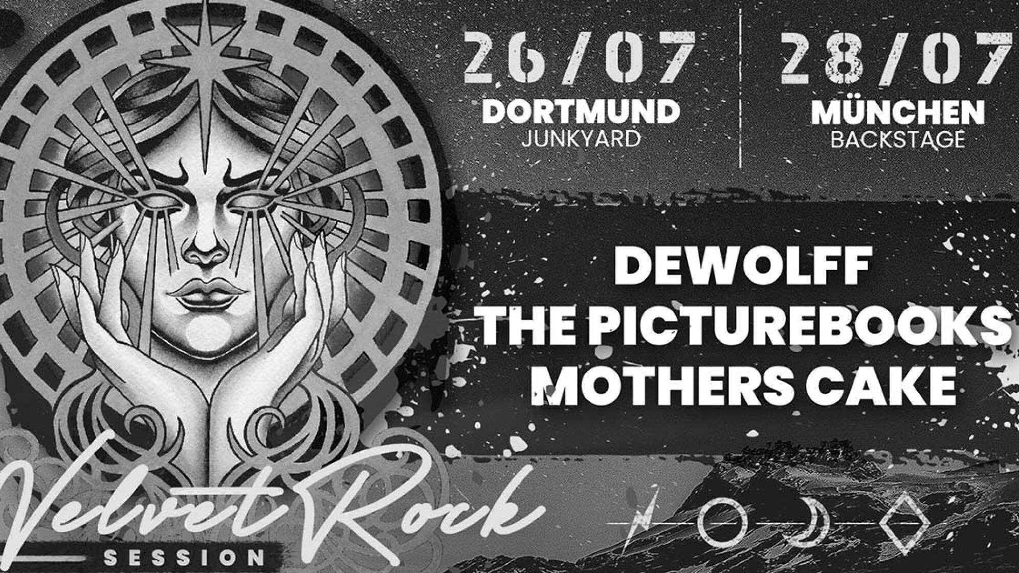 Tourplakat von Velvet Rock