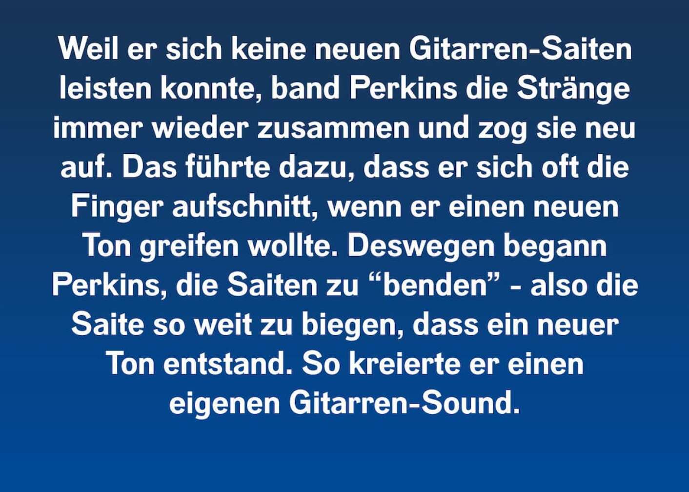Fakten über Carl Perkins